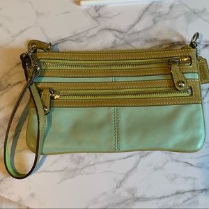 Coach Leather Wristlet